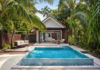 Deluxe beach pool villa niyama private island c