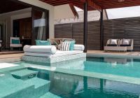 Deluxe overwater pool villa