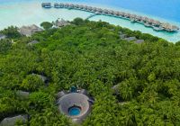 Dusit thani maldives island view aerial