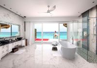 Emerald maldives banheiro water villa
