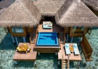 Huvafen fushi ocean bungalow with pool aerea