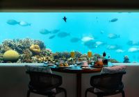 Huvafen fushi restaurante embaixo dagua