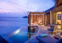 Intercontinental maldives overwater pool villa deck