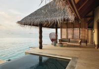 Joali maldivas sunset luxury water villa with pool deck