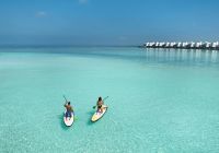 Jumeirah maldives stand up paddle