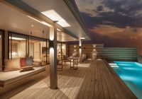 Kuda villingili deck water villa with pool