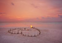 Le meridien maldives jantar romantico