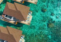 Maldivas avani overwater villa aerea