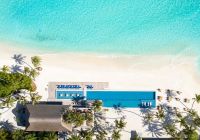 Maldivas velaa private island aerea piscina