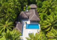 Maldivas velaa private island deluxe beach pool villa