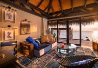 Maldivas velaa private island sunset deluxe water pool villa sala