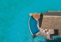 Milaidhoo island water pool villa aereo