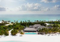 Nala Maldives vista aérea piscina infinita