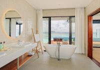 Nova maldives banheiro water villa with pool