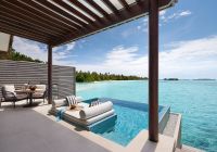 Over pool villa deck