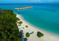 Raaya by athosphere aerial view and water villas