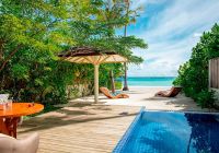 Romantic beach villa with pool b