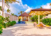 Romantic beach villa with pool c