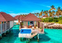 Romantic water villa with pool i