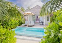 Sun siyam iru veli maldivas beach villa with pool view