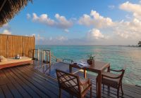 Sunrise villa deck