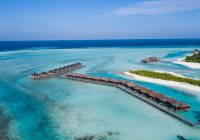 Vista aérea do Anantara Veli Maldives Resort
