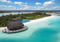 Vista aérea do Rede no Anantara Dhigu, Maldivas