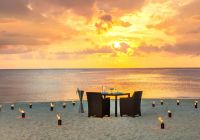 W maldives maldivas refeicao por do sol