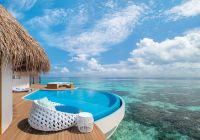 W maldives maldivas spectacular overwater piscina