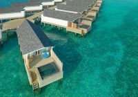 Water villas with pool aerial raaya by athosphere a