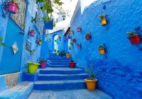 Cidade de Chaouen, Marrocos.