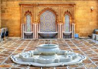 Fonte do Mausoléu Mohamed V - Rabat, Marrocos.