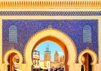 Marrocos fez gate bab boujelud vista