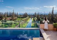 Marrocos marrakech oberoi piscina vista