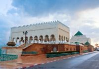 Mausoléu de Mohamed V em Rabat, Marrocos.