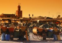 Mercado Jamaa el Fna, Marrakesh, Marrocos
