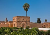 Túmulos Saadianos em Marrakech, Marrocos.