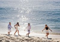 Grand velas los cabos familia praia
