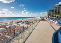 Mexico hard rock hotel cancun beach view walkway
