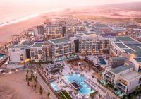 Mexico hard rock hotel los cabos drone view