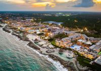 Mexico hard rock riviera maya aerial beach