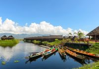 Viagem Myanmar barcos Lago Inle