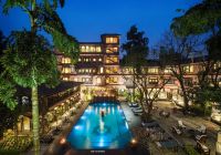 The dwarikas hotel area comum