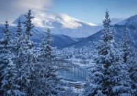 A cidade de Tromso na Noruega