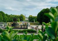 Noruega oslo parque vigeland vista