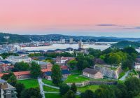 Vista de Oslo, Noruega