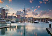 Vista da cidade de Auckland