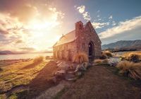 Igreja Good Shepherd, no Lake Tekapo