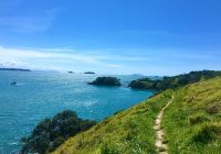 Novazelandia auckland waiheke ilha mar montanha