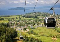 Skyline gondola em Rotorua